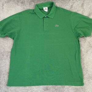 Mens Lacoste Green Polo Size 8